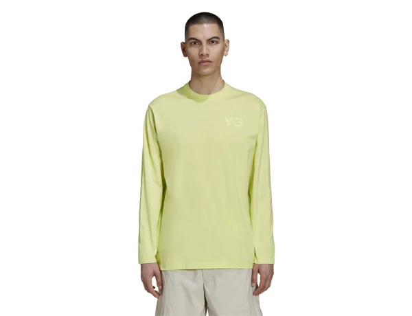 adidas Y-3 Classic Chest Logo LS yellow 