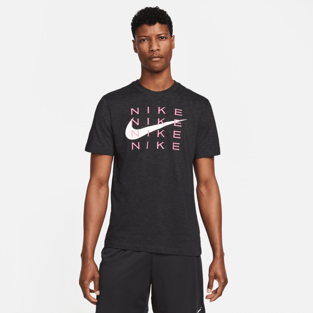 Nike Dri-FIT Black Men's training tee - Tshirts - Clothes - Men - Forpro