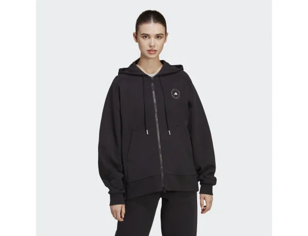 adidas by Stella McCartney Full Zip Hoodie Black