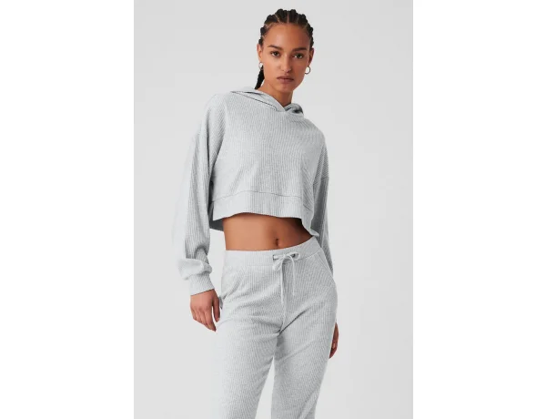 Alo Yoga Muse Hoodie Light Grey