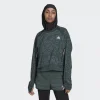 adidas X-City Running Crewneck Jacket Shadow Green