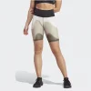 adidas X Marimekko Optime Training Bike Short Tights Beige/White