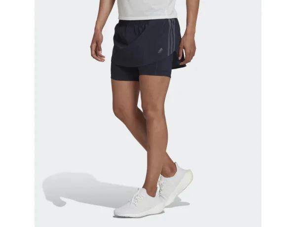 adidas Run Icons 3-Stripes Running Skirt Black
