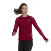 adidas Parley Adizero Long Sleeve Running Tee Red