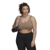 adidas CoreFlow Luxe Medium-Support Bra (Plus Size) Beige