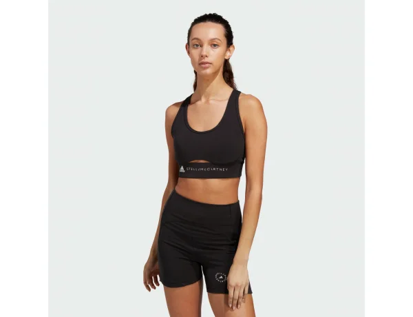 adidas by Stella McCartney Truestrength Medium-Support Bra Black