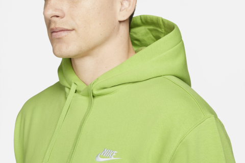 Hood with drawstring
