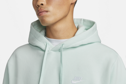 Hood with drawstring